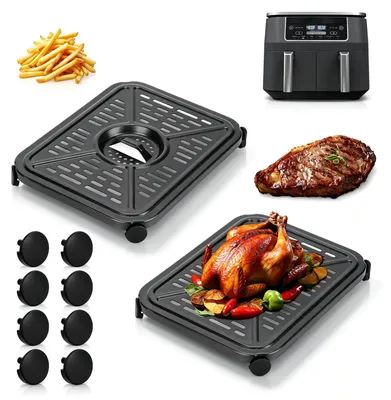 Grillplatten-Set für Ninja Foodi DualZone Airfryer, 2er-Pack