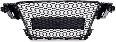 Produktbild von Kühlergrill Sportgrill Waben Schwarz Kennzeichen Halter für Audi A5 8T 2007-11