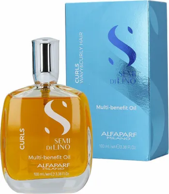 Obrázek produktu pro Olej pro kudrnaté a vlnité vlasy Alfa Semi Di Lino Curl (Multi-Benefit Oil) 100 ml