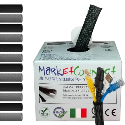 Obrázek produktu pro Rozšířitelný kabelový kanál pro organizaci a ochranu kabelů