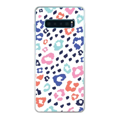 Produktbild von MuchoWow® Handyhülle Schutzhülle Hülle für Samsung Galaxy S10 Lite Panther Druck - Pastell - Farben Silikon Softcase Handy Hülle - Schutz