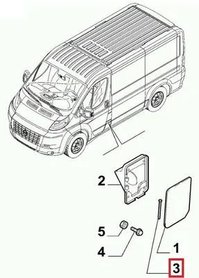 Produktbild von Bolzen Stift Tankklappe Befestigung Verkleidung Tankeinfüllstutzen für Ducato