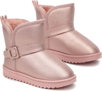 Produktbild von Kinder Winter Schneestiefel, Warm Winterstiefel Jungen Mädchen Winterschuhe, Farbe Rosa, Gr.25