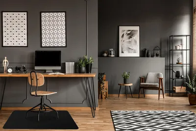 Obrázok produktu pre Ochranná podložka pod stoličku SAFE 120x90 cm čierna