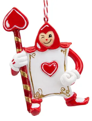 Produktbild von Clayre & Eef Weihnachtsanhänger Weiß Kunststoff