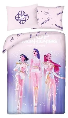 Produktbild von K-pop Demon Hunters Bright Bettwäsche 140×200 cm, 70×90 cm