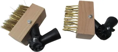 Produktbild von 2er Set Ersatz Fugenbürste Fugenkratzer Unkrautbürste Stahlbürste Stahl Bürsten