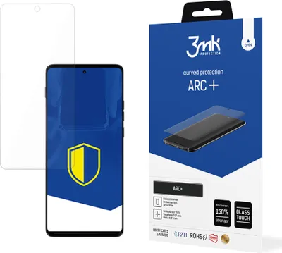 Produktbild von 3mk Display Schutzfolie ARC+ für Motorola Edge 2024 0,17mm Self-Heal