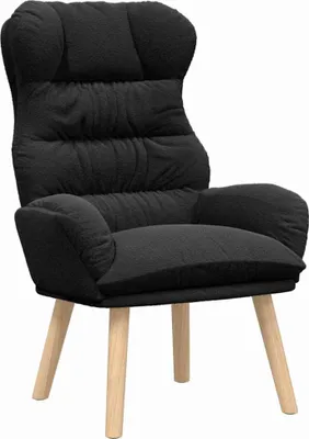 Produktbild von vidaXL Sessel Schwarz 69 x 74 x 93 cm Sherpa-Stoff