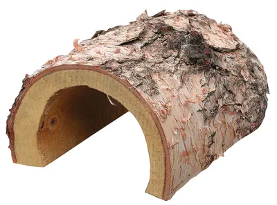 Produktbild von HUGRO® Arlberg-Tunnel aus Birkenholz – Tunnel & Versteck für Nager & Kaninchen