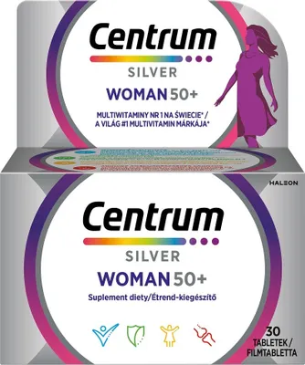 Produktbild von Centrum Silver Frauen 50+ Multivitamine, 30 Tabletten