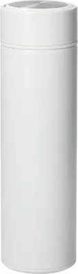 Imagen del producto de La botella térmica "Alaska" de 0,4 litros, disponible en elegante blanco o atemporal . ¡Mantiene sus bebidas frescas durante horas, ya sea calientes o frías! Blanco