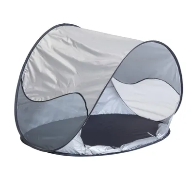 Produktbild von DERYAN Pop-up Strandzelt 120×90×80 cm Silbern