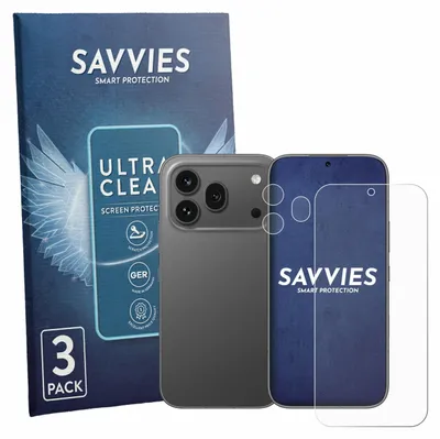 Produktbild von 6x Für Honor 600 Pro (Display+Kamera) Schutzfolie Savvies Displayschutz Display Schutz Folie Klar Transparent