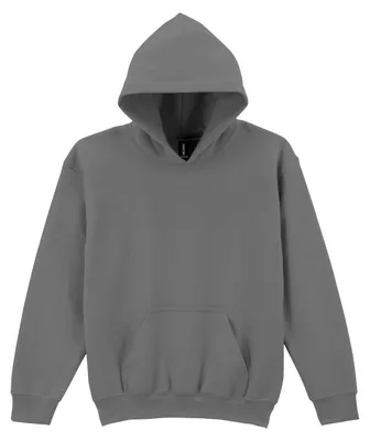 Produktbild von Gildan - Kapuzenpullover für Kinder LT1614 (146-152) (Holzkohle unifarben)