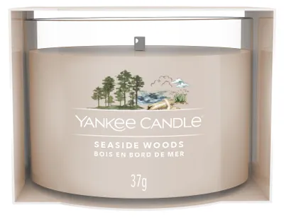 Produktbild von Yankee Candle Seaside Woods, Rund, Braun, Zitrus, Baumwollblüte, Orangenblüte, Holz, 10 h, 1 Stück(e)