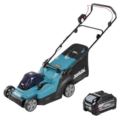 Produktbild von Makita LM 003 GU1 Akku Rasenmäher 40 V max. 38 cm 40 l + 1x Akku 4,0 Ah - ohne Ladegerät
