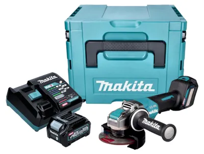 Immagine prodotto di Makita GA 044 GD101 Smerigliatrice angolare a batteria 40 V max. 125 mm X-LOCK Brushless + 1x batteria ricaricabile 2,5 Ah + caricabatterie + Makpac