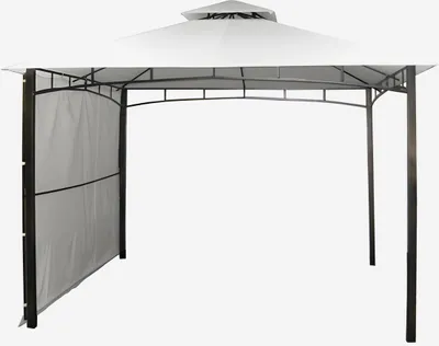 Image de Gazebo 3,3x3,3 mètres Jardin Bar Véranda Marché Pagode Antigua uv - Anthracite