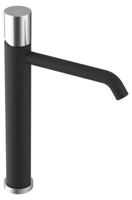 Produktbild von Sapho ULTRATAP Waschtischarmatur, Schwarz matt/Chrom