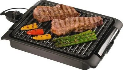Immagine prodotto di Griglia portatile Smokefree - Barbecue elettrico compatto da 1250 W per uso domestico