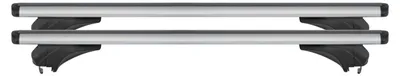 Produktbild von Menabo Sonic Silver XL | Dachträger BMW - X1 (F48) 2015-2019 - Aluminium - Länge 135 cm - Tragkraft 75 kg - 2er-Pack