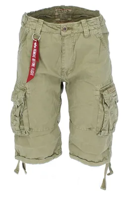 Produktbild von Alpha Industries Jet Short Herren Cargo-Shorts, Farbe:Light Olive, Kurze Hosen:W38