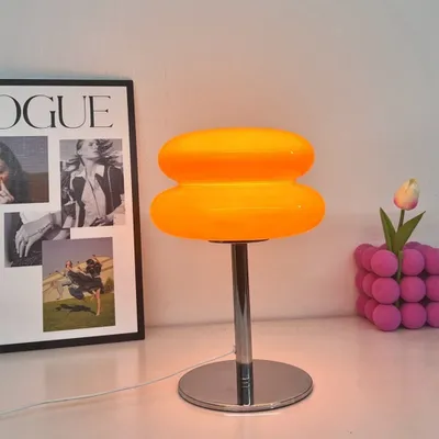Produktbild von Nachttischlampen, Dekotischlampe, 3 Lichtfarben Schreibtischlampe, Dimmbare kuppelförmige Tischleuchte, LED Tischlampe, für Wohnzimmer, Büro