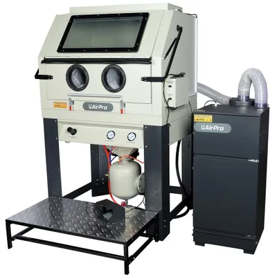Produktbild von Druckstrahlkabine Absaugung 990L 230V 708L/min Hochdruck Strahlkabine Strahlen