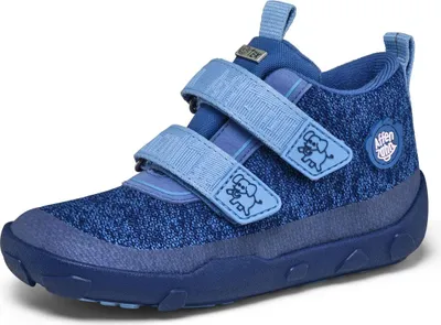 Produktbild von Affenzahn Knit Happy Elefant Klettschuh Blau : 28