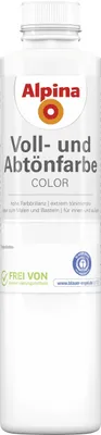 Produktbild von Alpina Color Abtönfarbe snow white seidenmatt 750 ml
