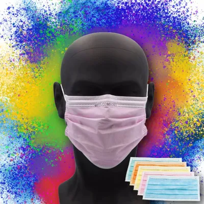 Produktbild von OP Maske, Farbenmix, bunt, Typ IIR, Med-Comfort