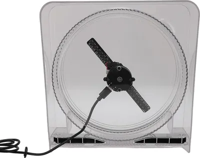 Image de Haofy 128 LED Projecteur holographique Fan Safe et effets 3D haute résolution pour Home Office Store, / App Control