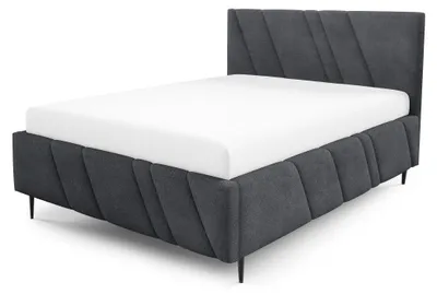 Immagine prodotto di Letto imbottito con contenitore, modello Raiz, finitura Grafitschatten, dimensioni 180 x 200 cm
