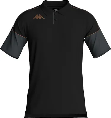 Produktbild von Kappa Miolo Poloshirt Herren - Schwarz / Grau | Größe: L