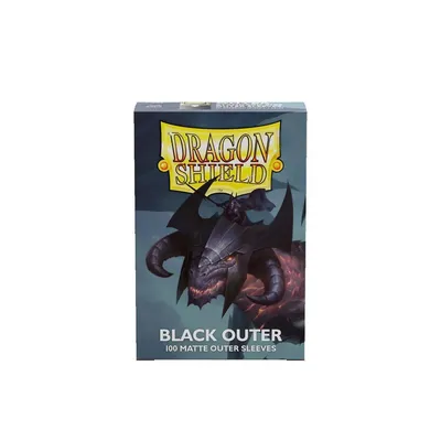 Image de Dragon Shield Standard Size Matte Outer Sleeves - Noir (100)