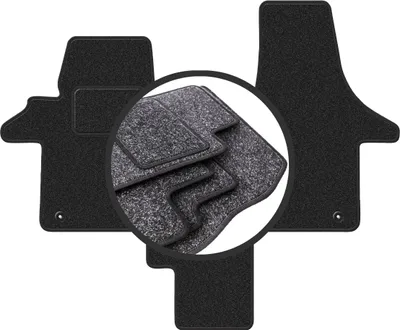 Image de Tapis de sol ANTHRA pour : VW Transporter T5 Caravelle 2 places (2003-2015)