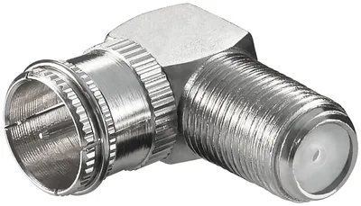 Image de goobay Winkeladapter 90° Quick F Stecker auf F Kupplung (Bulk)