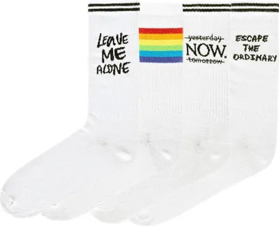 Produktbild von FUNKY STEPS Herrensocken, 4 Stück., 40-46