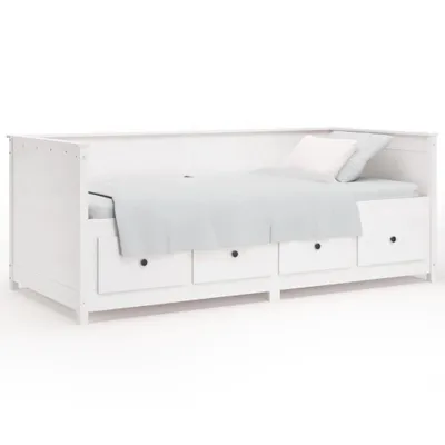 Obrázek produktu pro vidaXL Denní postel bez matrace bílá 90x190 cm masiv borovice