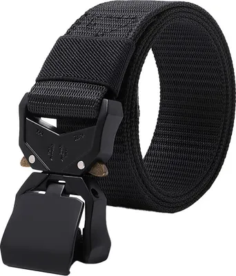 Produktbild von Militärgürtel Klappschnalle Gürtel Herren Stoffgürtel 3,8cm