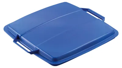 Produktbild von Abfalleimer DURABIN FLIP VEH2012031 52x61x49cm grau/blau