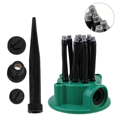 Produktbild von Gartensprenger Rasensprenger Rasenbewässerung Sprenger - 1 Stück, Grün, Sprinkleranlage Sprühregner Unterirdisch, für Garten Gemüsegarten Automatische