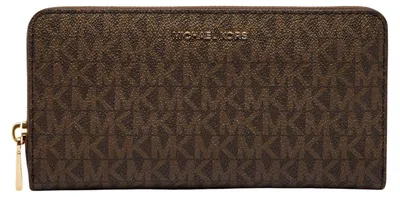 Immagine prodotto di Michael Kors Portafoglio Continental Jet Set Slim, color marrone