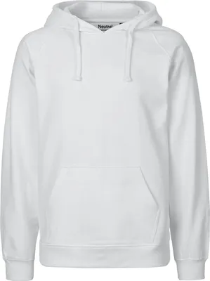 Produktbild von Neutral O63101 | Herren Hoodie / Kaputzenpulli / 100% Fairtrade-Baumwolle - Farbe: White - Größe: XXL