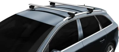 Produktbild von Menabo Lince Silver | Dachträger BMW - Serie 3 (F31) Touring 2012-2015 - Aluminium - Länge 120 cm - Tragkraft 90 kg - 2er-Pack