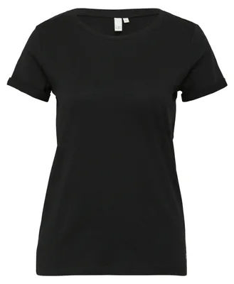 Produktbild von s.Oliver Rundhals T-Shirt aus weichem, leicht elastischem Jersey Regular Fit mit fixiertem Ärmelumschlag