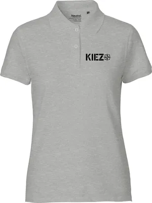 Produktbild von Huuraa Damen Polo Shirt Kiez Kompass L Sport Grey Bio Baumwolle Fairtrade Poloshirt Geschenkidee
