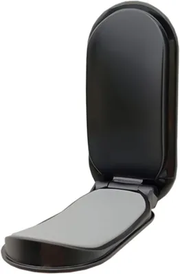 Immagine prodotto di Supporto per cuffie - Gancio per fissaggio - Organizzazione da scrivania - Magnetico, pieghevole - 8,7 x 4 cm - Trasparente