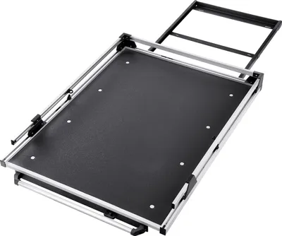 Immagine prodotto di SucceBuy Organizzatore per pianale di camion estensibile (1473 x 1040 mm) con capacità di carico di 453,6 kg e 6 anelli regolabili per il fissaggio, vano estensibile per camion in nero